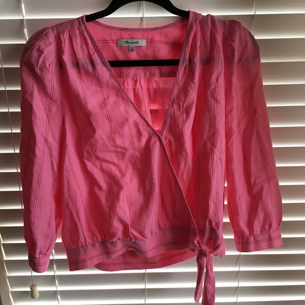 Madewell wrap top